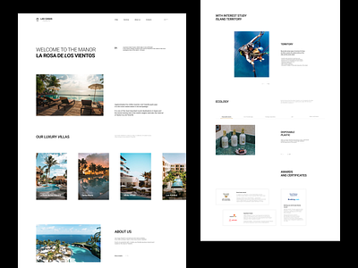 Hotel & Resort booking landing page