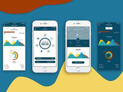 UI App design concept app illustration mobile ui ux