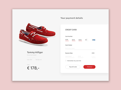 Credit Card Checkout adobe xd credit card design photoshop typography ui ux web