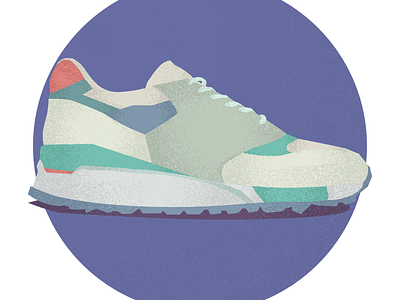 New Balance Icon design hype icon illustration illustrator shoe sneaker texture vector