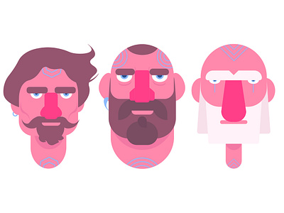 Generations characterdesign characters illustration illustrator vector