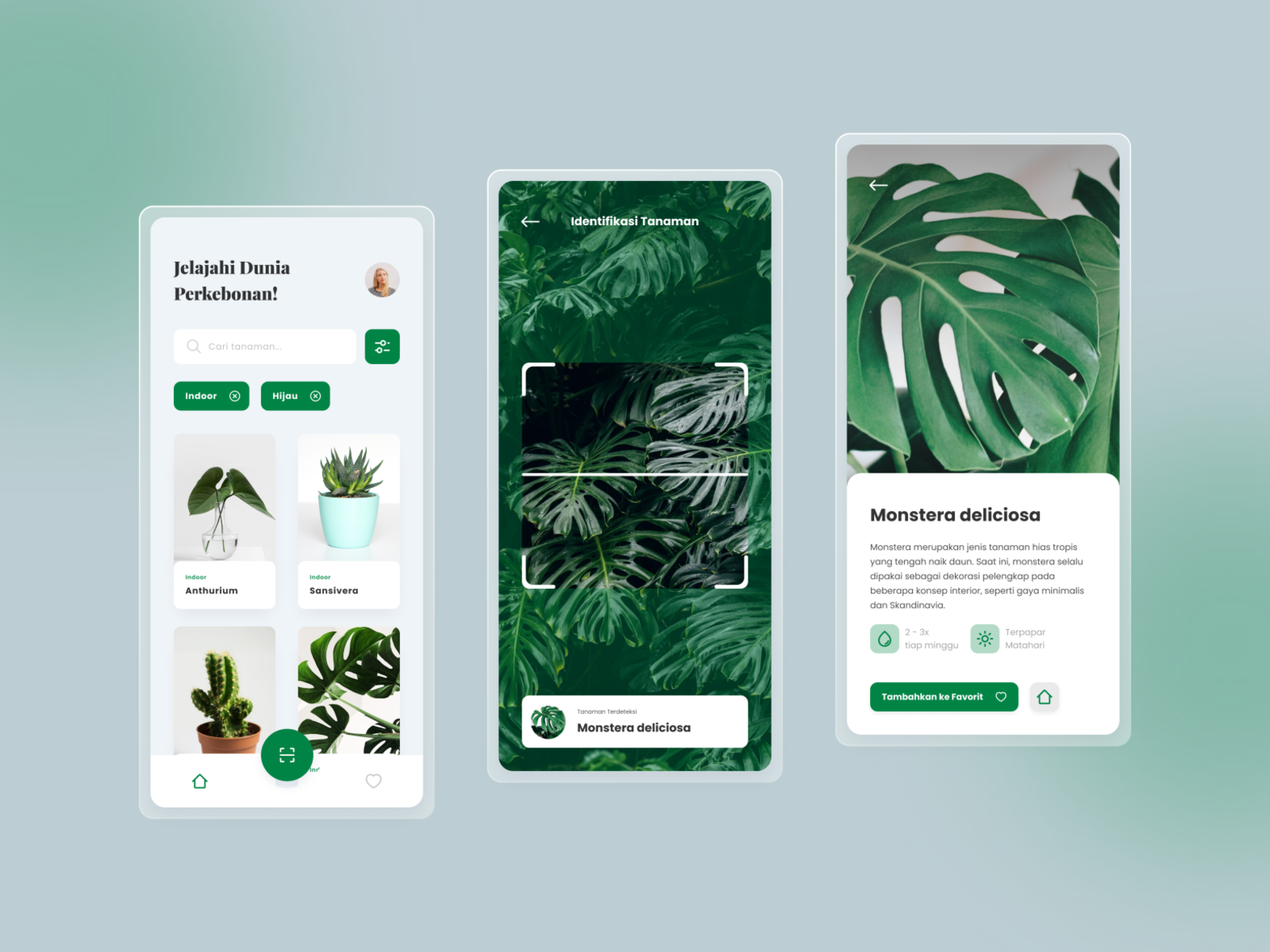 #Exploration | Gardening App nature app minimal ux ui design