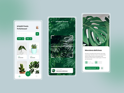 #Exploration | Gardening App app design minimal nature ui ux