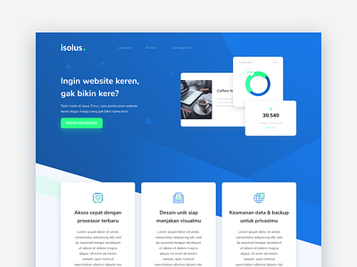 #Exploration | IsolusIndonesia Landing Page