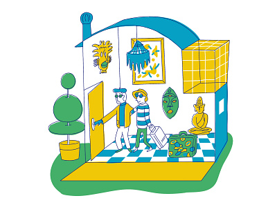 Tiny House -  Web Illustration