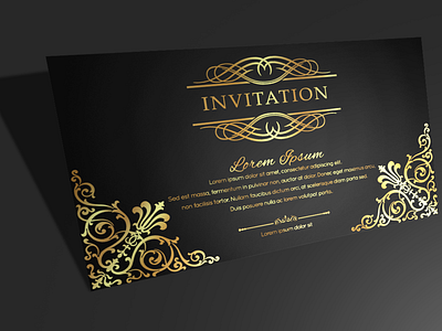 Regal Party Invitation