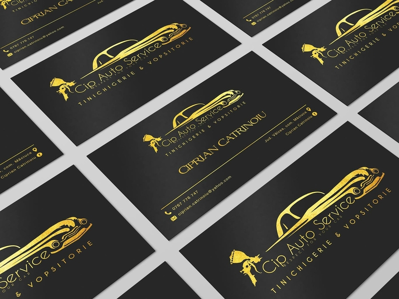Business Card Auto Car Service By Vladulescu Gabriel Dribbble