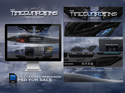 Timeguardians buy ogame psd sale template