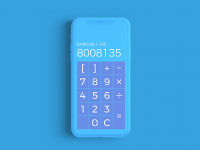 DailyUI 003 :: Calculator