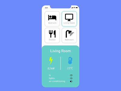 DailyUI 021 :: Home Monitoring Dashboard 2020 app blue brand branding dailyui dailyui021 design illustration logo skech ui ui 100 ux vector