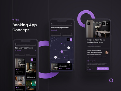 Booking App Concept app booking design ui ux