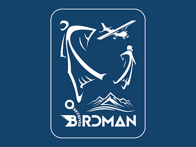 Birdman branding design illustrator logo logo design logotype minimal sports logo vector
