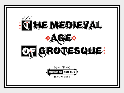 The Medieval Age Of Grotesque