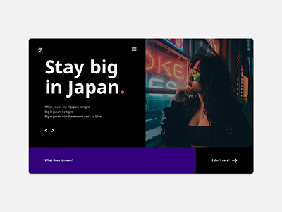 Big in Japan concept concept art draft japan neon neon colors neon light neon lights neon sign night night club nightclub nightlife ui ux ui design uidesign uiux