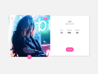 J.J. account profile profile card profile design profile page social social media social media design ui ux ui design uidesign uiux user profile