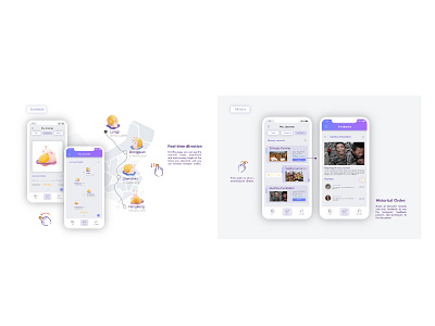 donation snail app illustration design ui ux