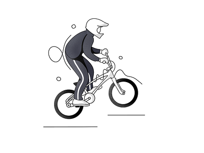 BMX branding design icon illustration line art logo minimal ui