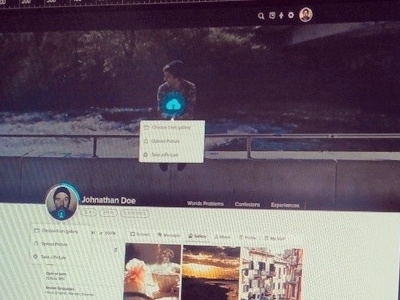 Social Network ui ux webdesign