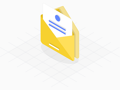 Freebie - Isometric Envelope Icon