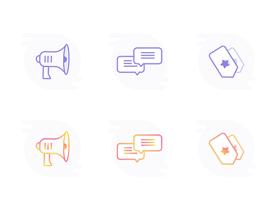 Icons Freebie - Gradient? No Gradient? freebie gradient icons illustration sketchapp template