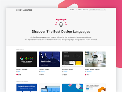 Design Languages - Side Project design languages design systems sketchapp ui ux web design