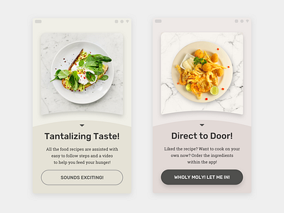 Food Recipes App agency minimal mobile onboarding principle sketchapp ui ux