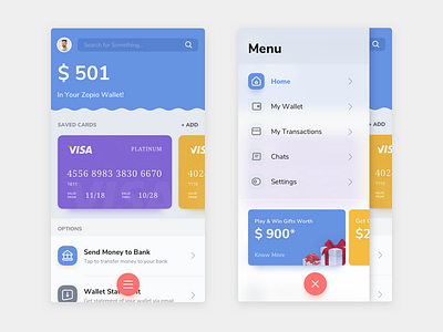 Fintech UI Kit - Freebie android app dashboard design flat freebie ios material minimal sketchapp ui ux