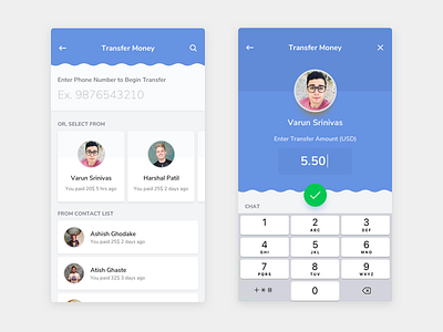 Fintech UI Kit - Freebie android app dashboard fintech flat freebie ios iphone list view material minimal mobile ui ux