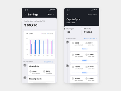 Freelance Dashboard 05 android app dashboard ui design freebie ios minimal ui ui kit ux wireframe kit