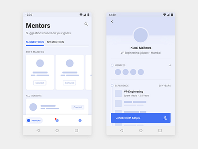 Thread - Android App Design - 3 android app black and white dashboard design flat illustration interface material ui minimal mobile sketch typography ui ux wireframe