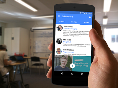 School App - Android Material Design