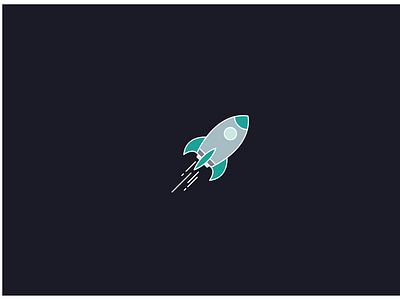 Rocket Logo _Day 1 321 challenge countdowntimer dailylogochallenge logo rocket space take off turquoise