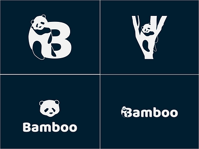 Bamboo Panda Logo _Day 3 animals logo bamboo branding challenge chilling dailylogochallenge design graphic i know its a tree not bamboo i know its a tree not bamboo icon illustration logo logo design logodesign panda panda logo typography vector