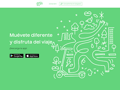 Grin Scooters Landing Page