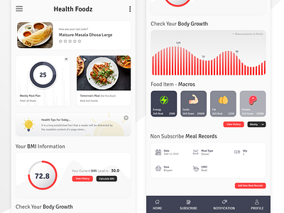 Food App app design application food food and drink food app