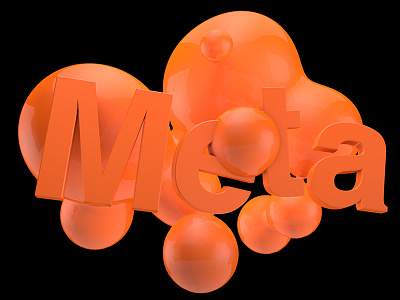 Metaball HDR Test c4d hdr metaball test text
