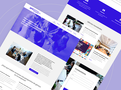 Web design - gad blue corporate corporate design designer designs interface ui uidesign ux ux design web webdesign website website design white