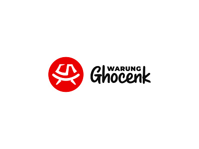 warung gocenk (roadside stall 5K) 5k branding design home logo logo mark logodesign roadside stall unique logo