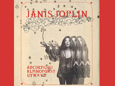 Janis Display Typeography 19thcentury art noveau chicago custom lettering customtype design display font display typography illustrator janis janis joplin jugend late 19th century midwest type type art type design typedesign typography