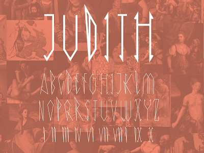 Judith Display Typeface design display heavy metal judith kansas postmodern type design type designer typeface typography