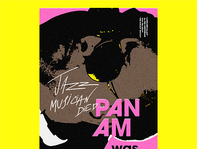 Pan Amsterdam | Poster concert poster design illustration jazz poster art sanserif screenprint