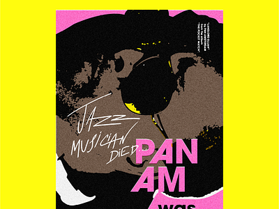 Pan Amsterdam | Poster concert poster design illustration jazz poster art sanserif screenprint