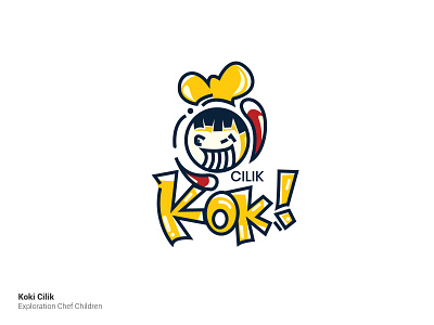 Logo Koki Cilik brand branding branding design chef chef logo childrens illustration clean design identity illustration illustrator logo logogram logotype vector