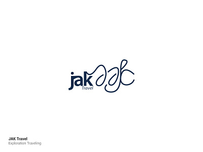 Logo JAK Travel brand branding contest design graphicdesign identity illustrator logo logodesigner logogram logotravel logotype travel traveling vector