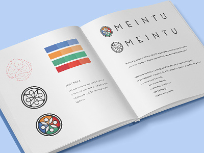 Meintu Logo Brand Identity with Grid