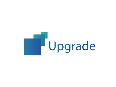 Upgrade Logo design gradient logo logodesign logotype rectangle upgrade