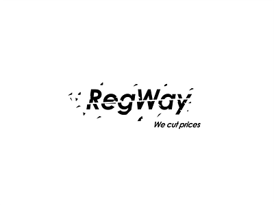 RegWay Logo cut out design logo logodesign logotype