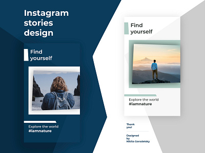 Instagram stories design design flat flat design instagram instagram stories minimalism nature stories