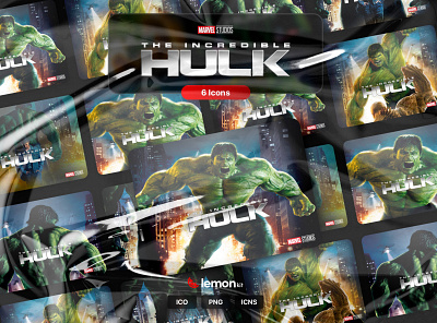 The Incredible Hulk Icon Kit folder design folder icon folders icons icons design marvel marvel comics movie icons the incredible hulk tv folders