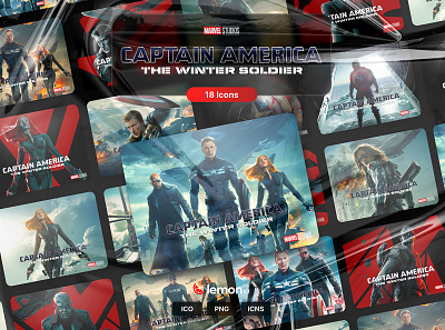 Captain America: The Winter Soldier captain marvel captainamerica creative folder folder design folder icon folder icons folders icons marvel marvel comics